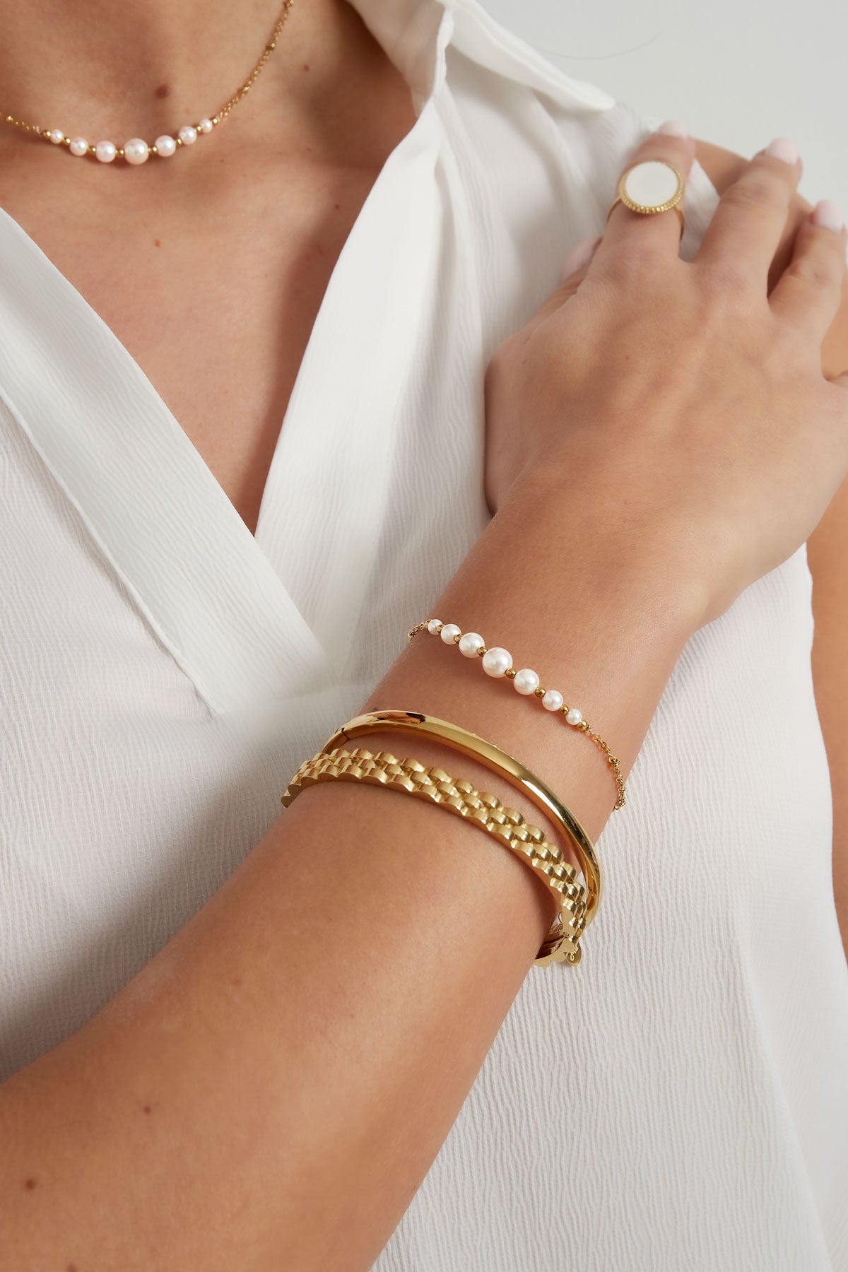 Armband met parels