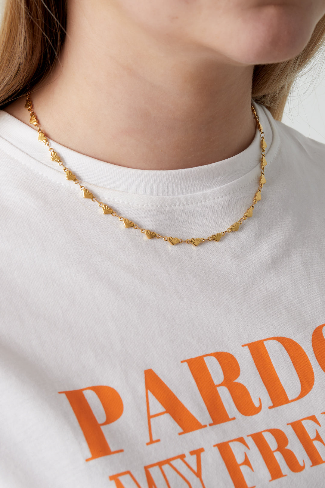 Strong heart necklace