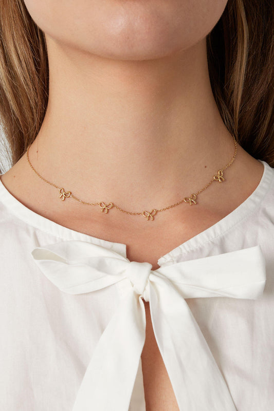 Ketting met strikjes