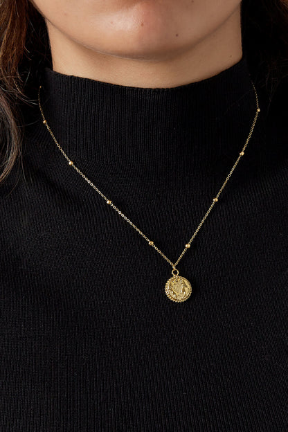 Ketting met munt en bolletjes