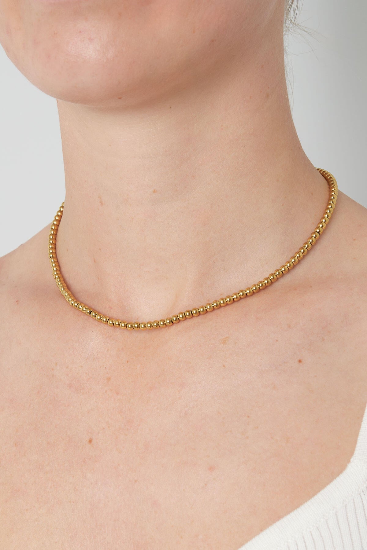 Ketting met kleine kralen