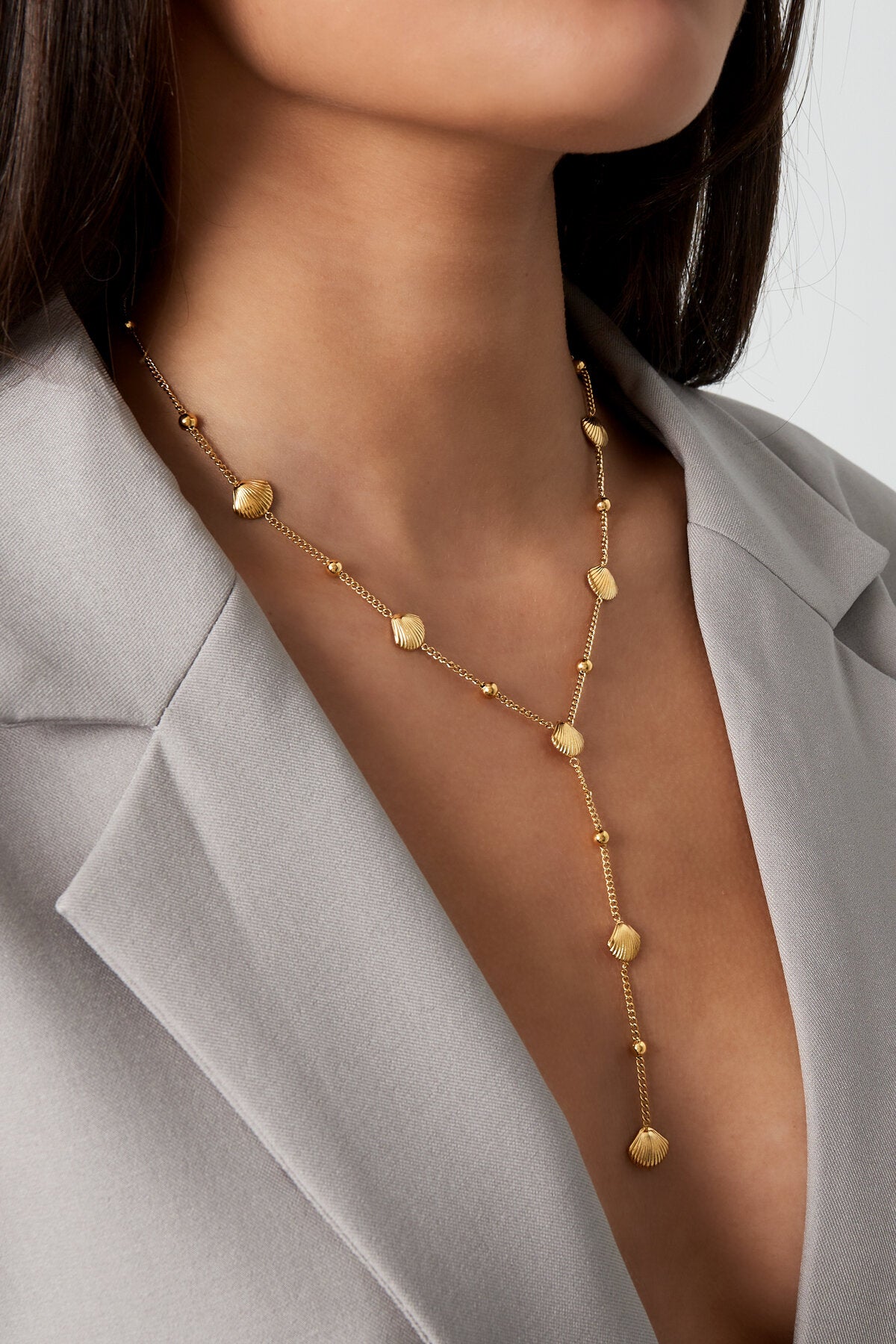 Ketting met schelpen