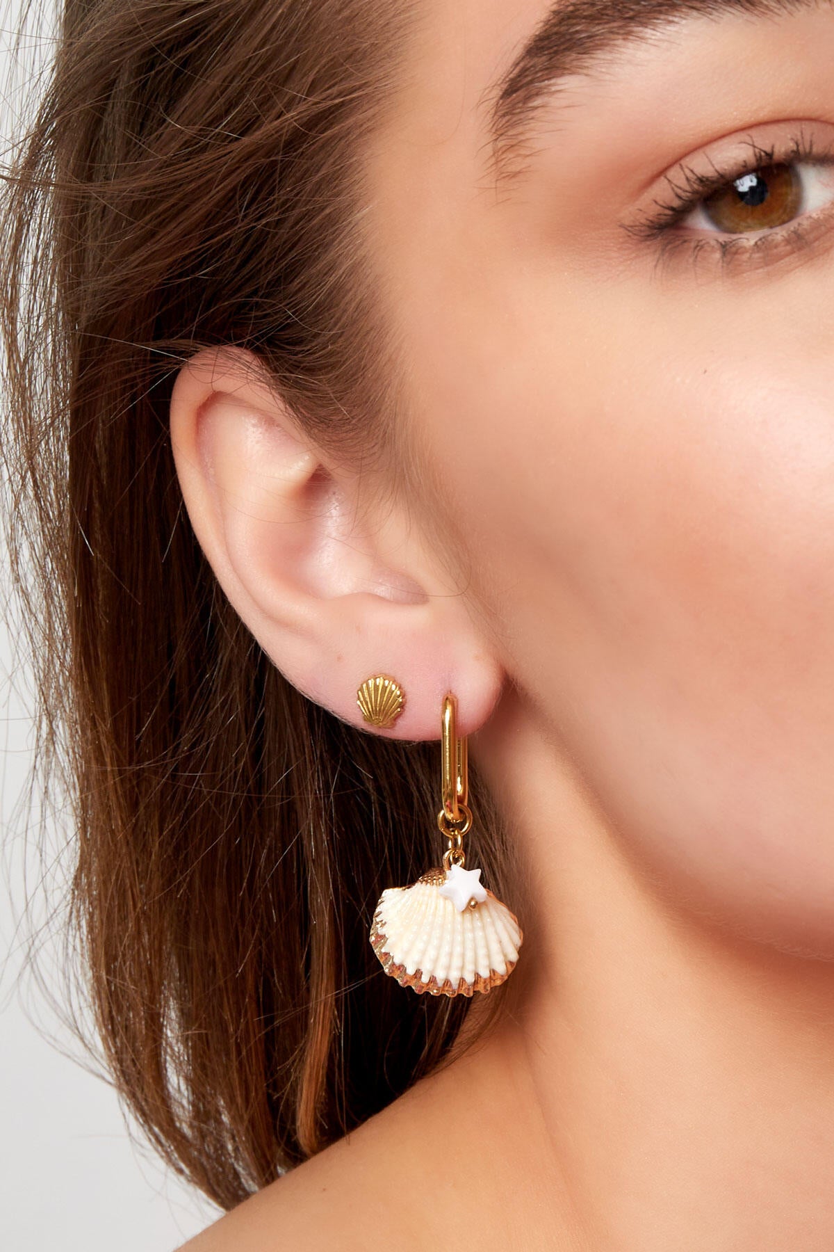 Oorbellen shell studs
