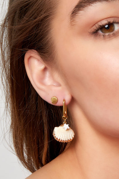 Oorbellen shell studs