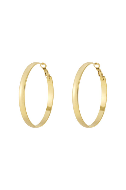 Oorbellen thick hoops