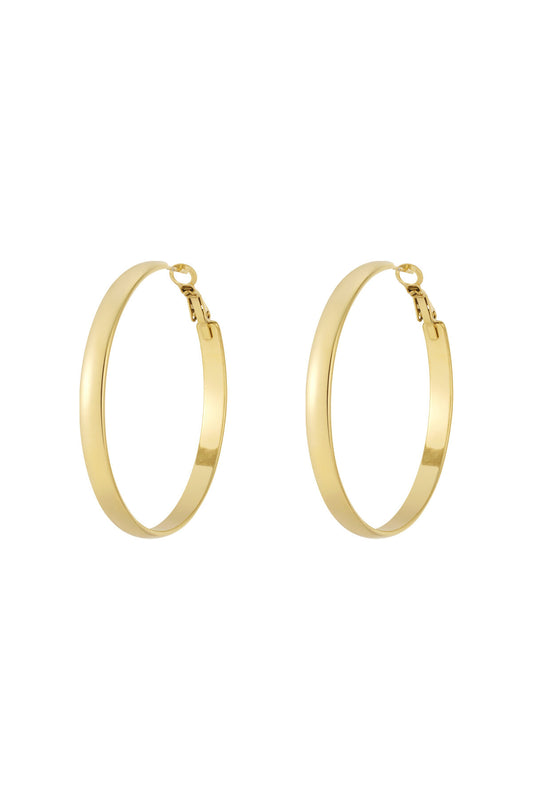 Oorbellen thick hoops
