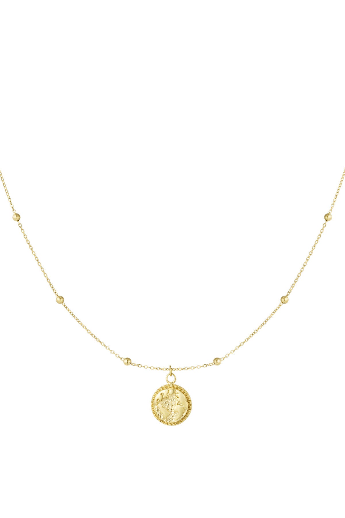 Ketting met munt en bolletjes