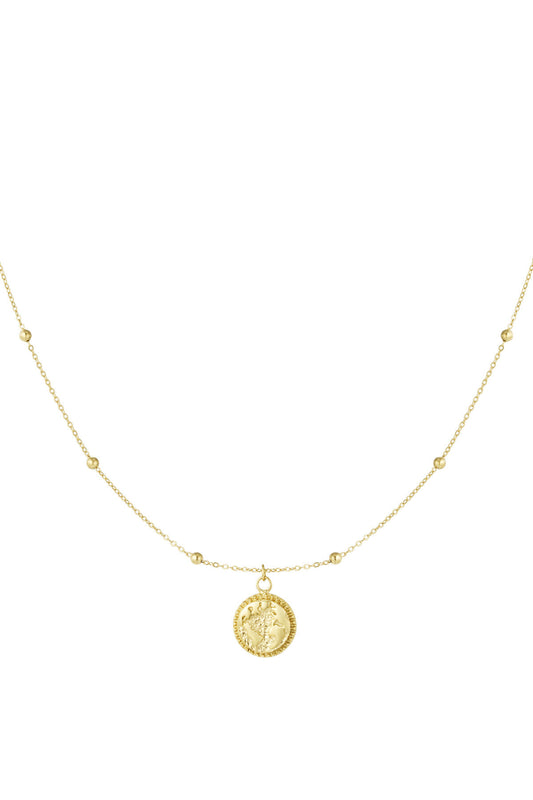 Ketting met munt en bolletjes