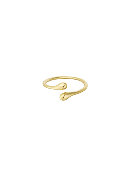 Open ring druppel