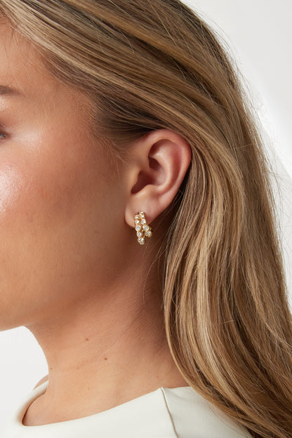 Stainless Steel Hoop Earrings Circle Simple Daily Simple Series Women's jewelry