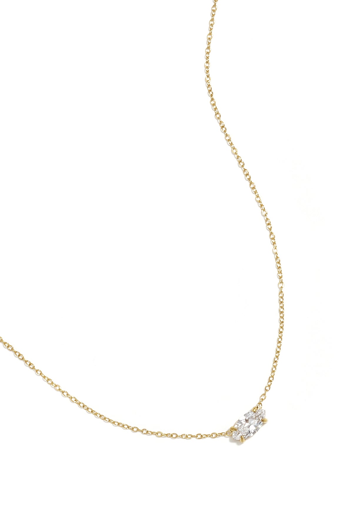 Schakelketting met oogvormige strass bedel