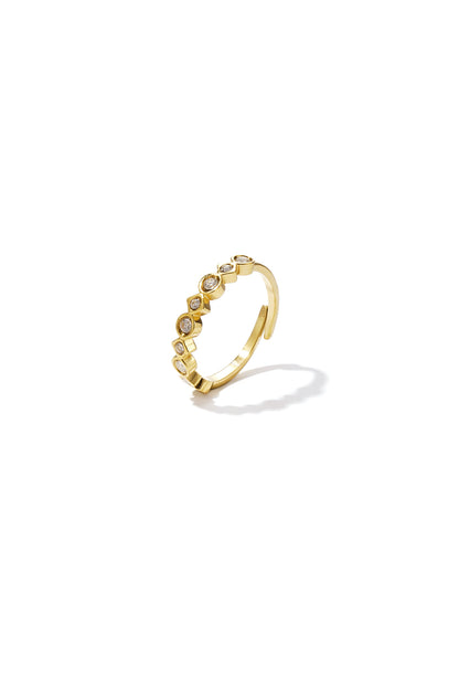 Geometrische strass ring