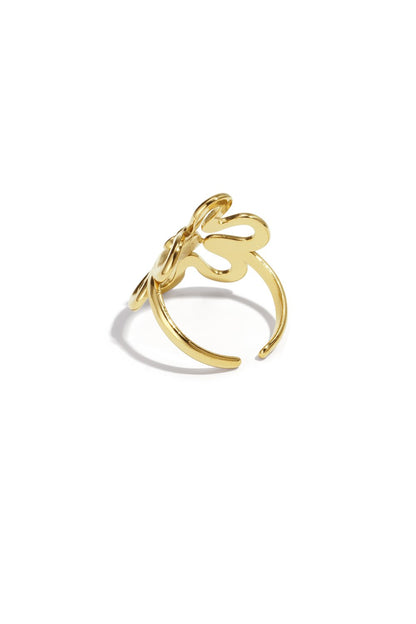 Ring big flower