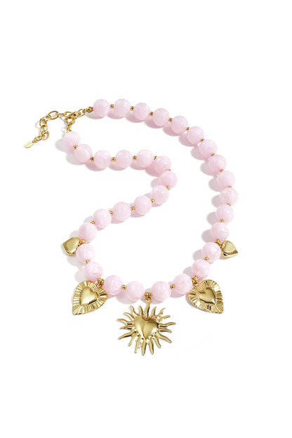 Kralenketting met zomerse bedels