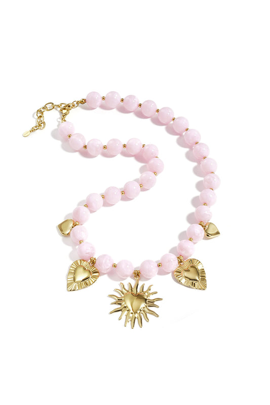 Kralenketting met zomerse bedels