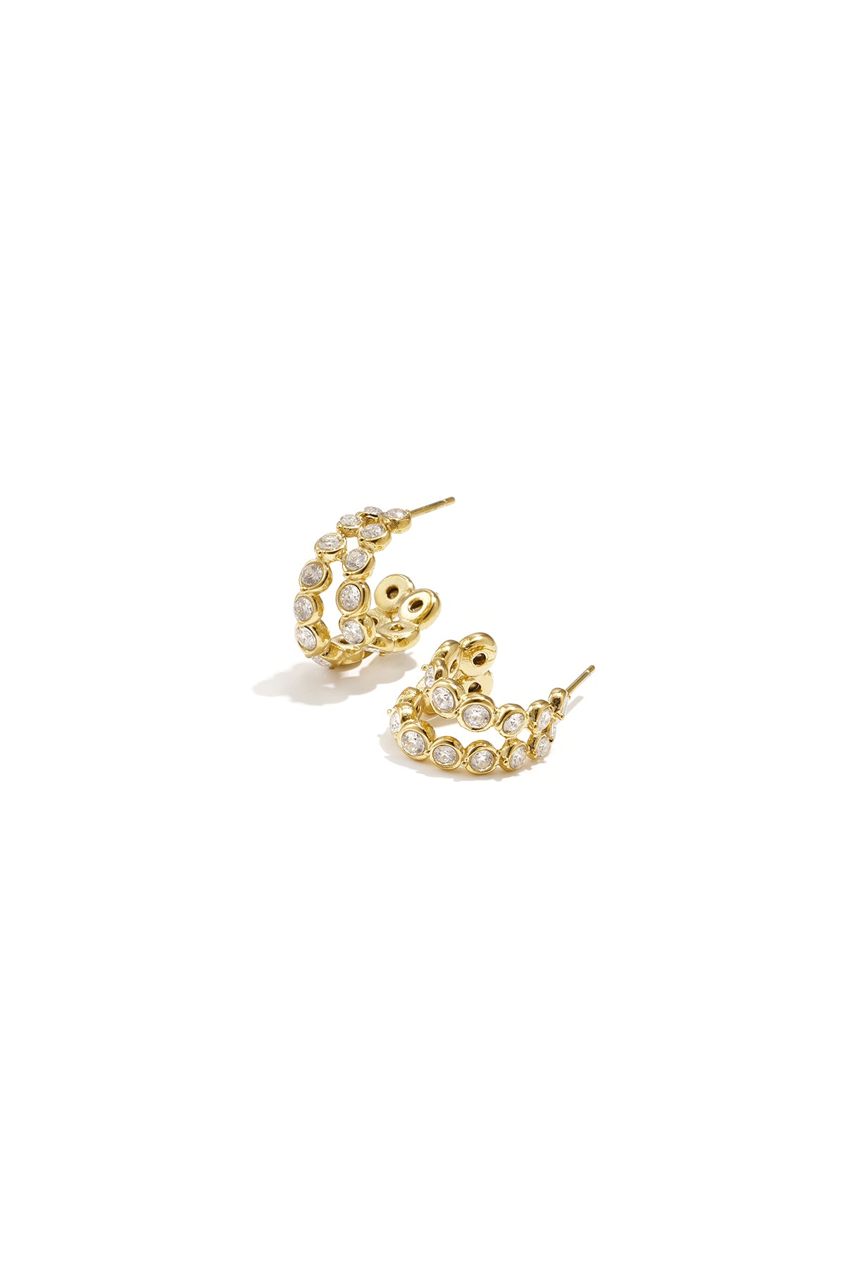 Stainless Steel Hoop Earrings Circle Simple Daily Simple Series Women's jewelry
