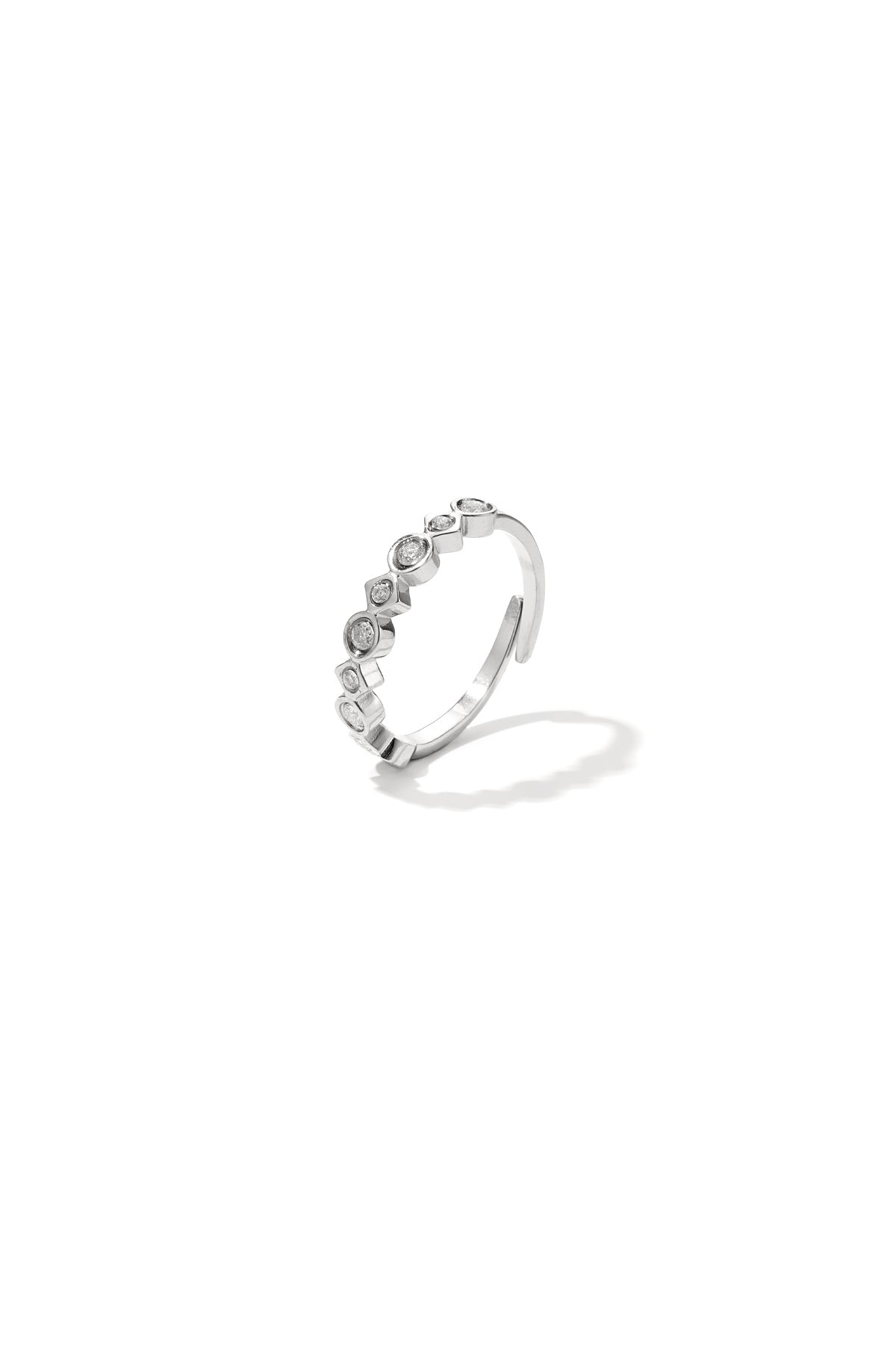 Geometrische strass ring