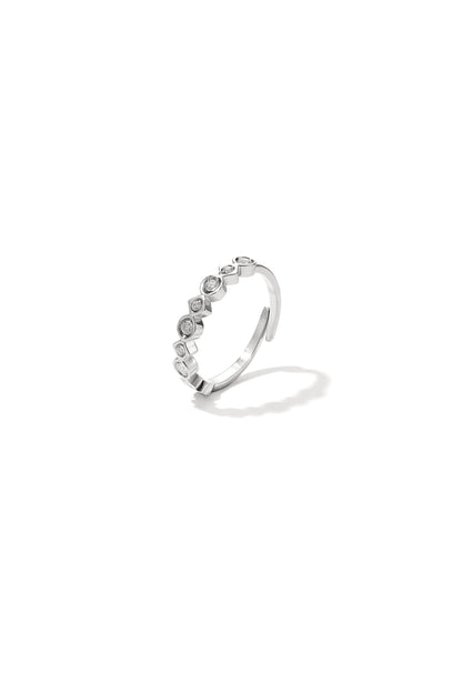 Geometrische strass ring