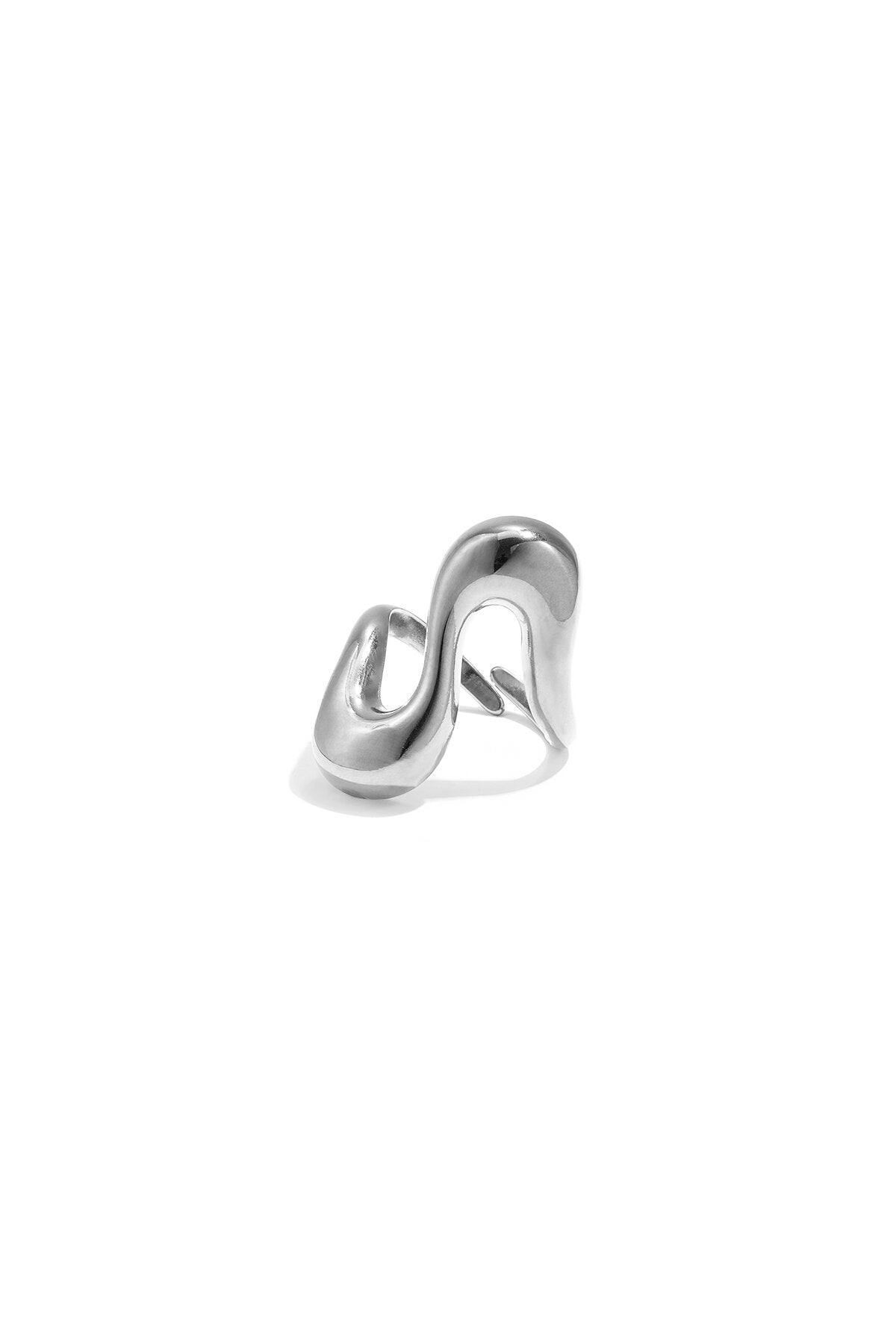 Statement ring golvend
