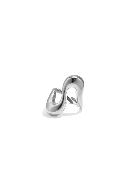 Statement ring golvend